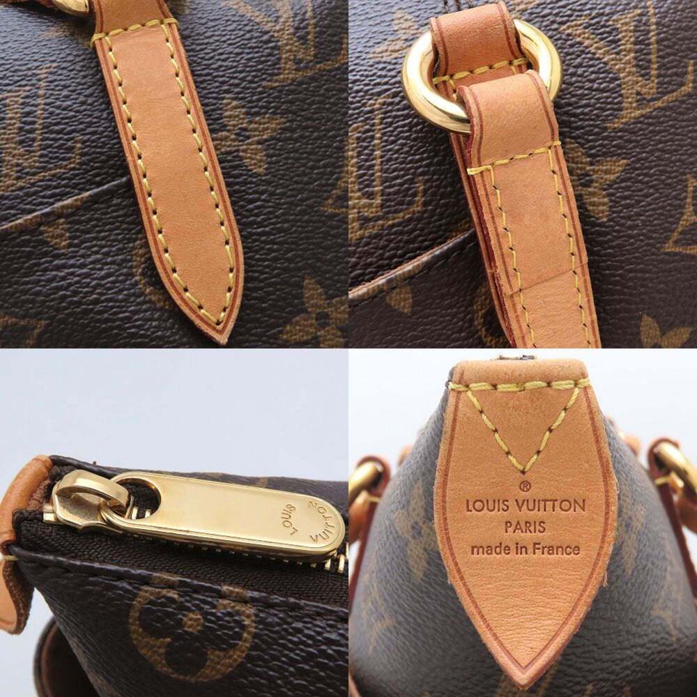 LOUIS VUITTON Authentic Brown Monogram Tote Bag - Picture 4 of 9